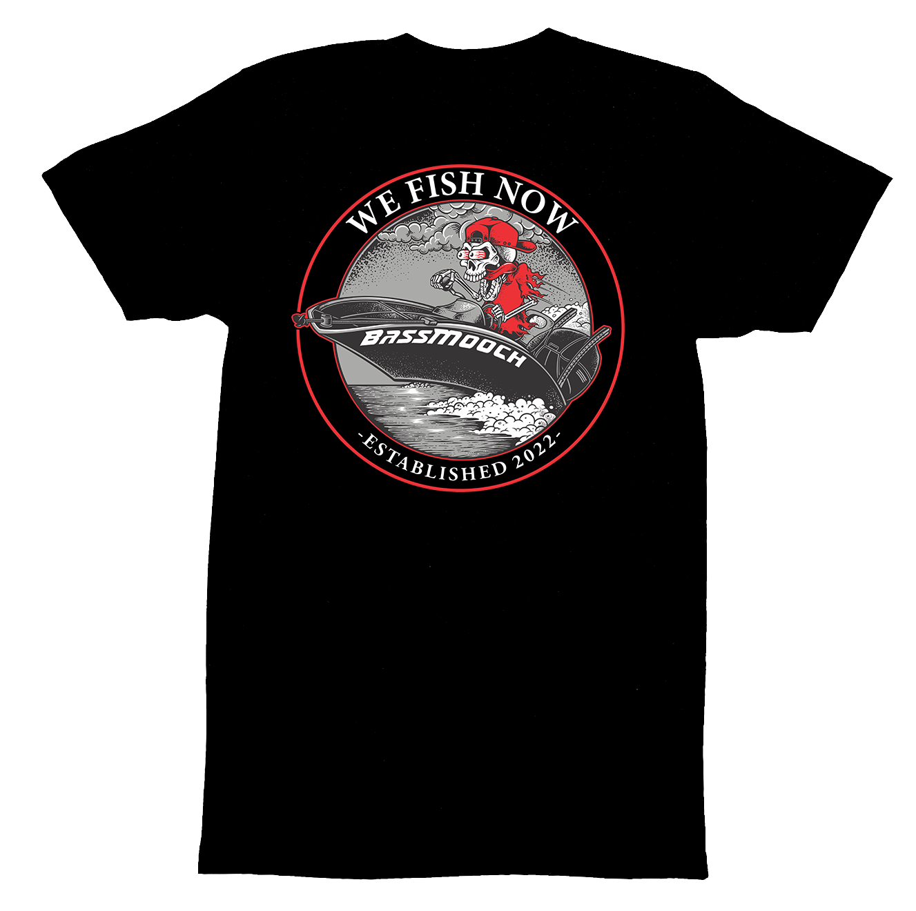 BassMooch Mick-Man Skelley We Fish Now T-Shirt
