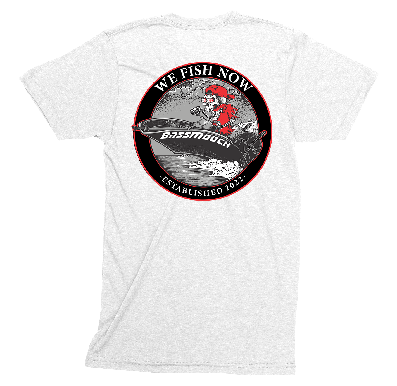 BassMooch Mick-Man Skelley We Fish Now T-Shirt