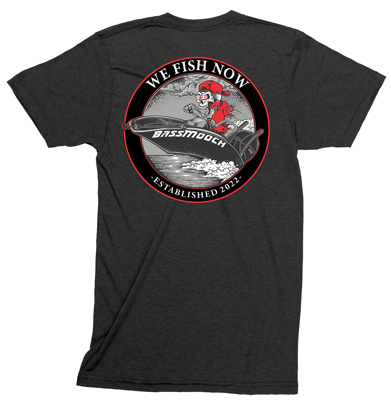 BassMooch Mick-Man Skelley We Fish Now T-Shirt