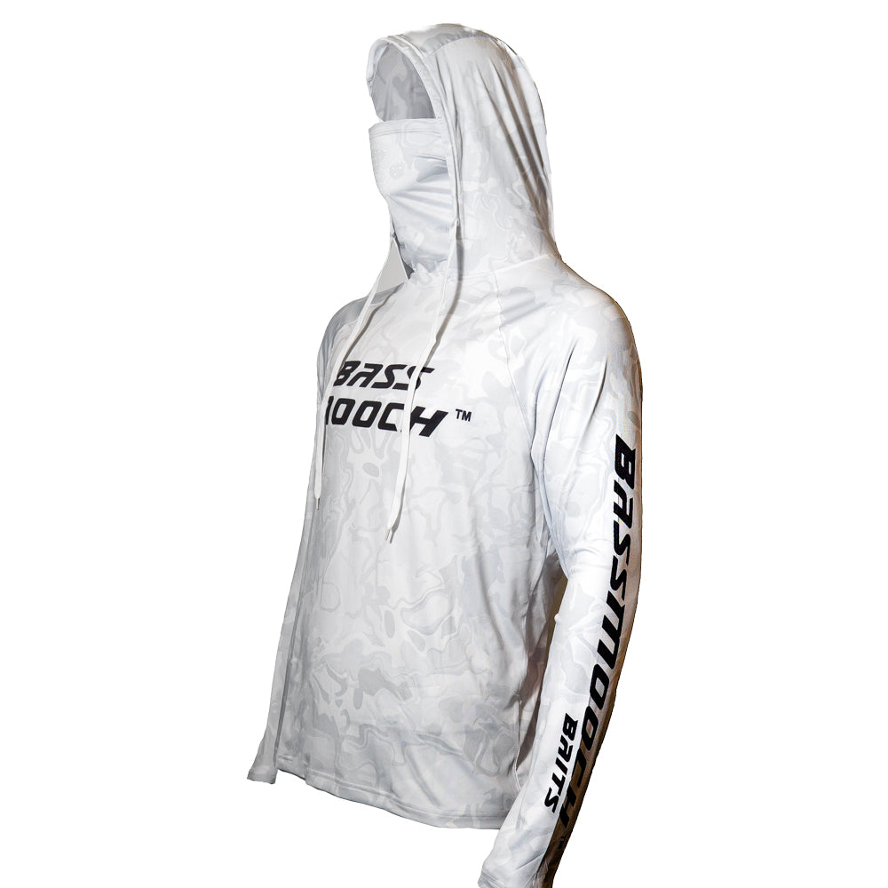 BassMooch Hooded Mask Performance Get'Em Fishing Shirt